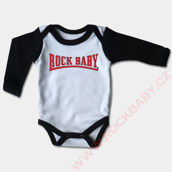 Kojenecké body dlouhý rukáv - Rock Baby 3