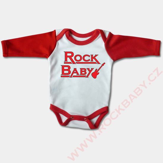 Kojenecké body dlouhý rukáv - Rock Baby 2