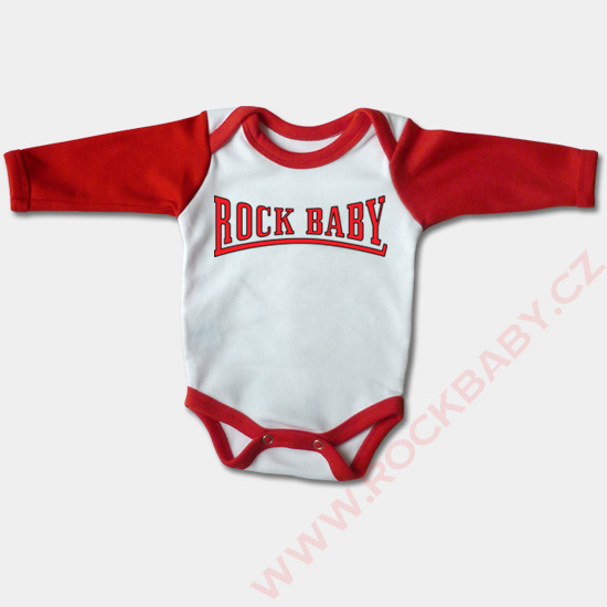 Dojčenské body dlhý rukáv - Rock Baby 3