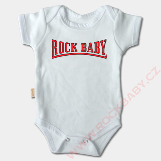 Kojenecké body krátký rukáv - Rock Baby 3