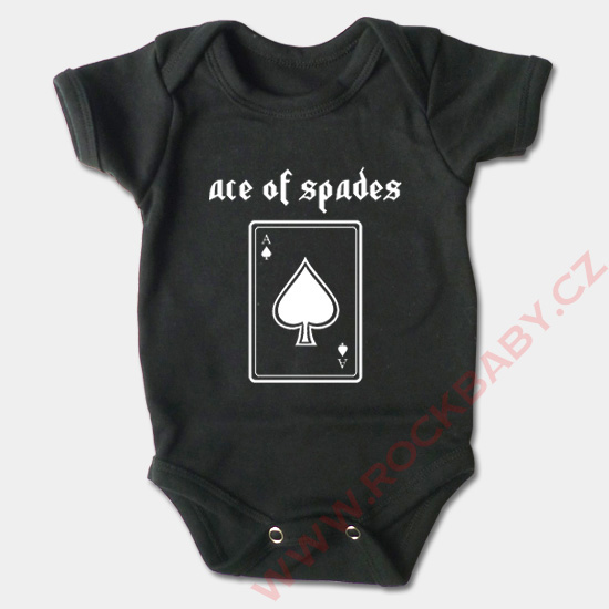 Dojčenské body krátky rukáv - Ace of spades