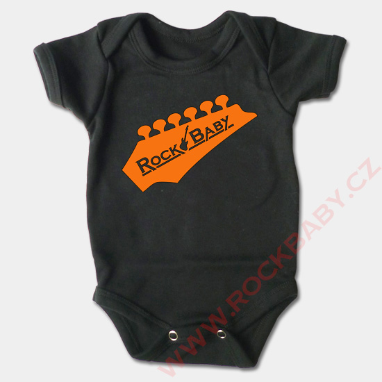 Dojčenské body krátky rukáv - Gitara Rock Baby