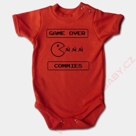 Dojčenské body krátky rukáv - Game Over Commies