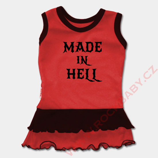 Detské šaty - Made in hell