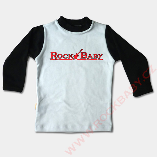 Detské tričko dlhý rukáv - Rock Baby 