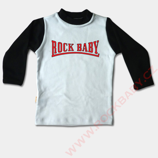 Detské tričko dlhý rukáv - Rock Baby 3