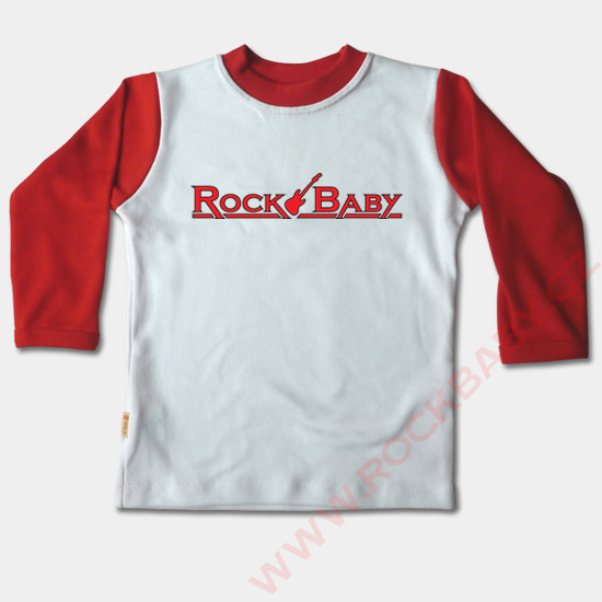 Dětské tričko dlouhý rukáv - Rock Baby