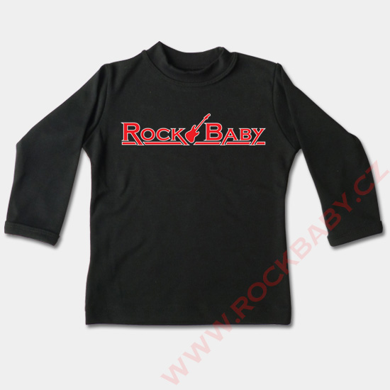 Detské tričko dlhý rukáv - Rock Baby 