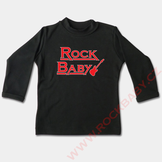 Dětské tričko dlouhý rukáv - Rock Baby 2