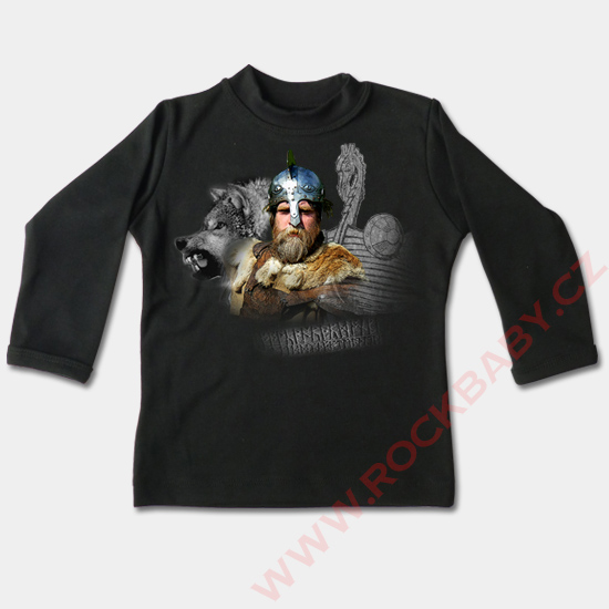 Dětské tričko dlouhý rukáv - Viking a thorovo klad