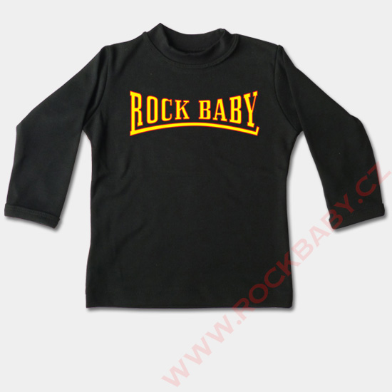 Dětské tričko dlouhý rukáv - Rock Baby 3