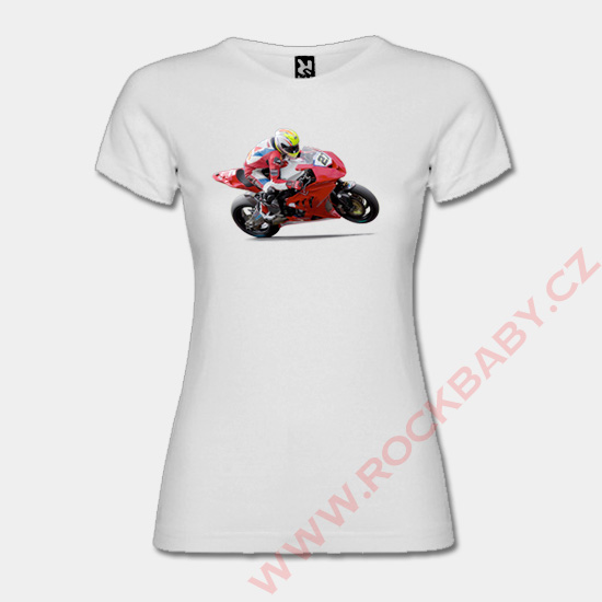 Dámské tričko - Silniční motorka