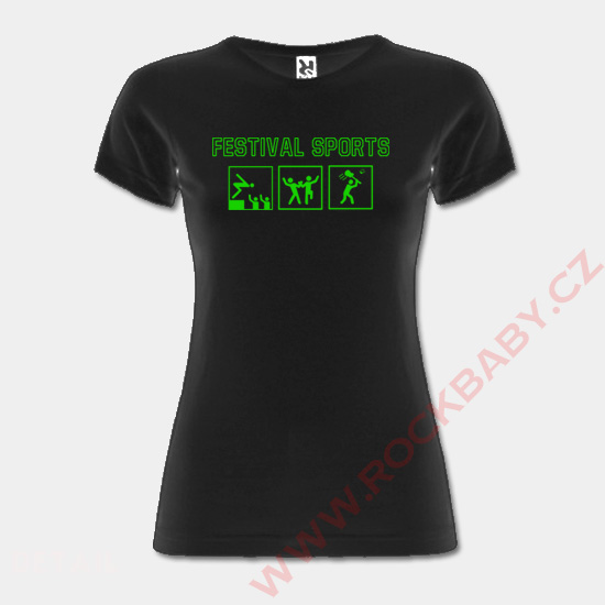 Dámske tričko - Festival sports