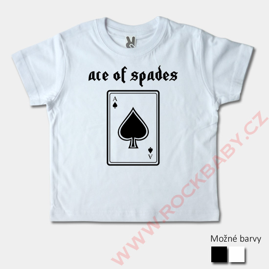 Detské tričko krátky rukáv - Ace of spades