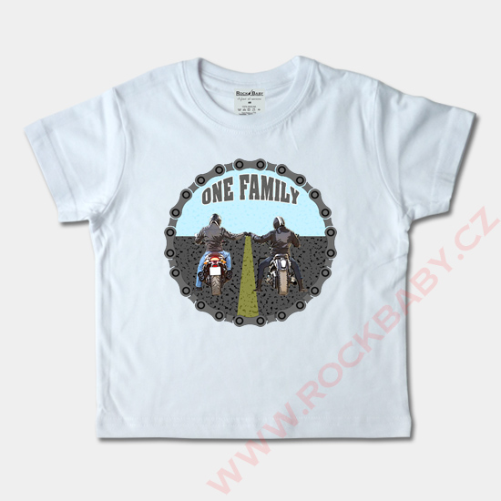 Detské tričko krátky rukáv - One Family