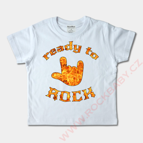 Detské tričko krátky rukáv - Ready to Rock
