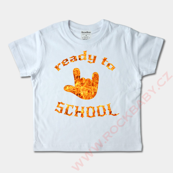 Detské tričko krátky rukáv - Ready to school