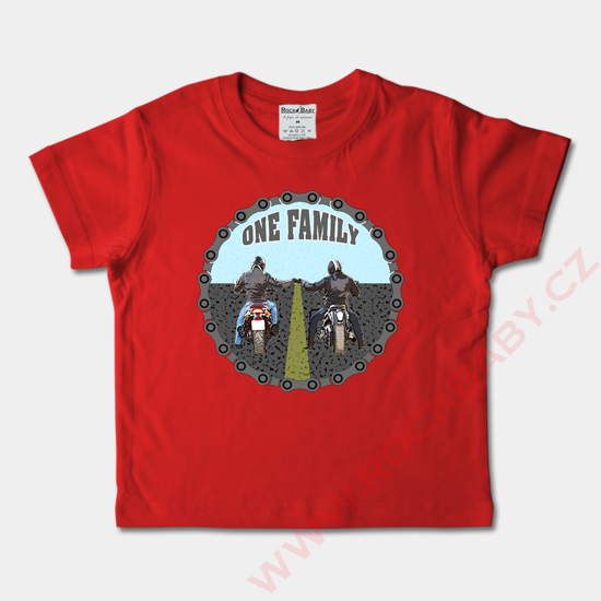 Detské tričko krátky rukáv - One Family
