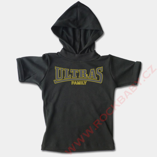 Dětské tričko s kapucí, krátký rukáv - Ultras Family