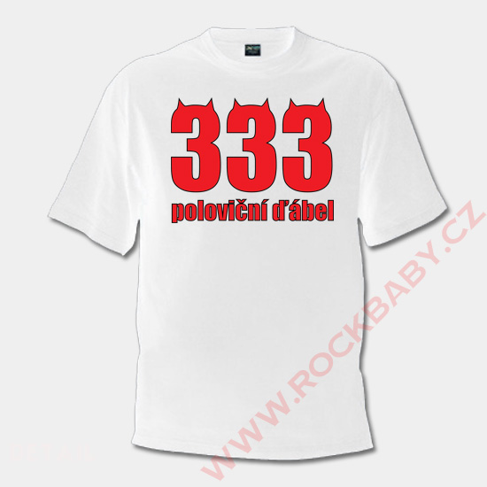 Pánské tričko - 333 poloviční ďábel