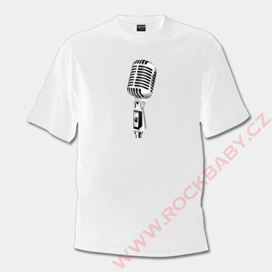 Pánske tričko - Mikrofón