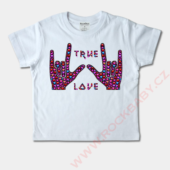 Dětské tričko krátký rukáv - True love
