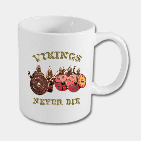 Keramický hrnek - vikings never die
