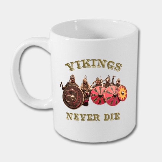 Keramický hrnek - vikings never die