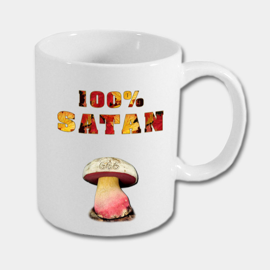 Keramický hrnček - 100% satan