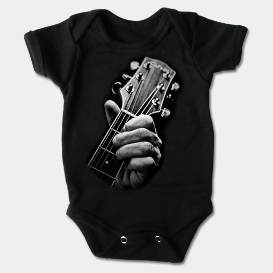 Dojčenské body krátky rukáv - Gitara