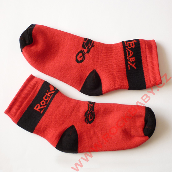 Dětské ponožky - Moto, červené
