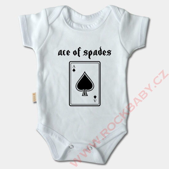 Kojenecké body krátký rukáv - Ace of spades, vel. 